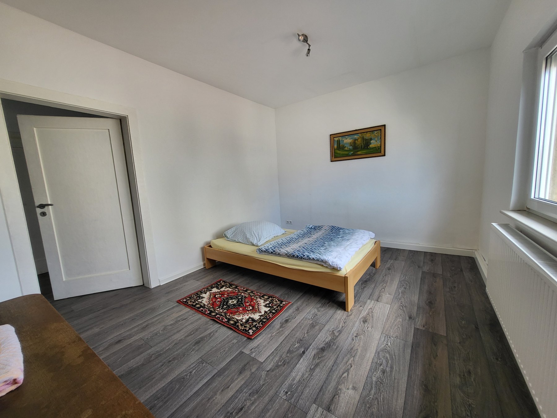 Zweites Schlafzimmer der Ferienwohnung im 1. Obergeschoss in Nordhausen