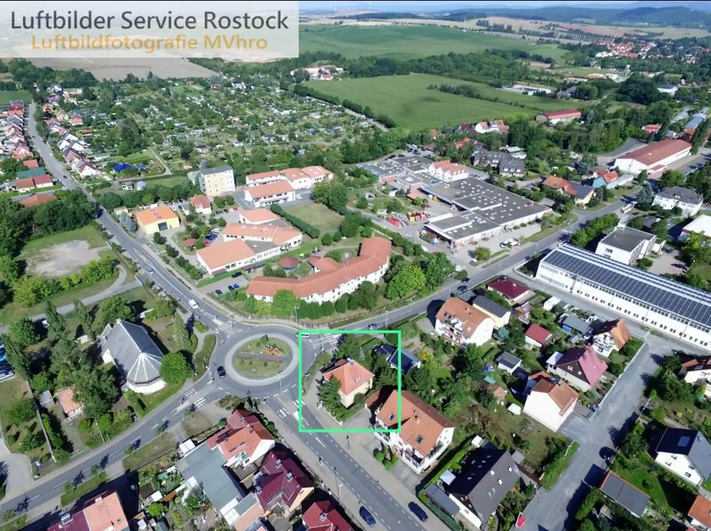 Luftbild der Ferienwohnungen in der Hesseröder Straße 61